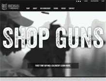 Tablet Screenshot of bossfirearms.com